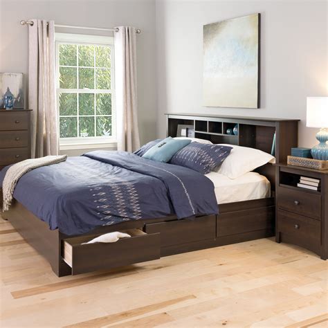 King Platform Storage Bed (6 drawers) by Prepac