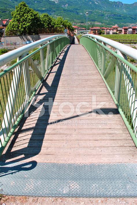 White Wooden Bridge In Park Stock Photo | Royalty-Free | FreeImages