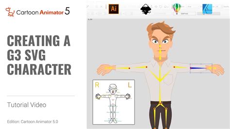 Creating a G3 SVG Character in Illustrator | Cartoon Animator 5 Tutorial - YouTube