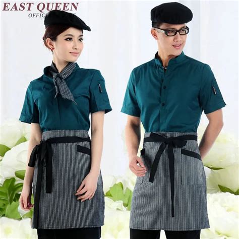 Restaurant waitress uniforms women men restaurant uniforms new design ...