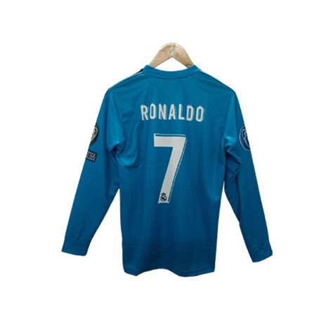 Real madrid 2017-18 C.Ronaldo Full sleeve Retro jersey | Retro ...