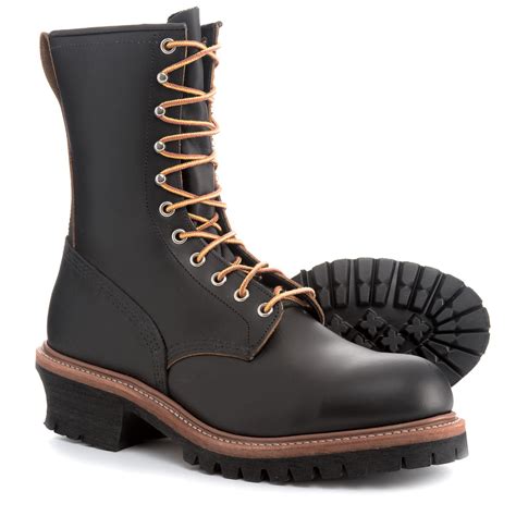 Red Wing 9? Logger Steel Toe Work Boots in Black for Men - Lyst