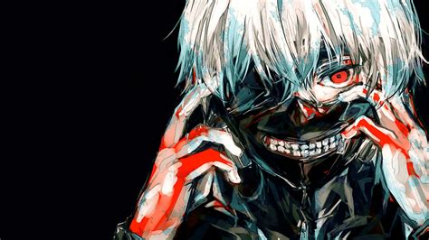 Download 1920x1080 Wallpaper Ken Kaneki, Dark, Anime Boy, Full Hd, Hdtv ...