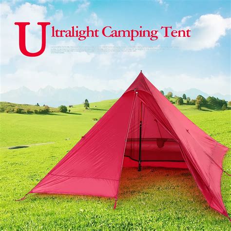 New Ultralight 2 Person Tent Portable Backpacking Tent Double Side ...