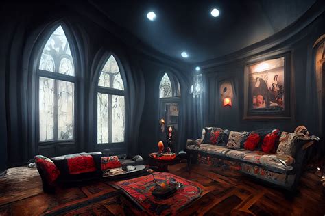 Addams Family House Interior