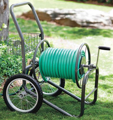 LIBERTY Garden Hose Reel, Garden Hoses, Hose Capacity 300 ft (5/8 in I.D.), 150 psi - 2PAZ3 ...