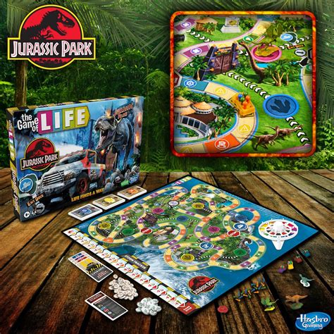 Jurassic Park Edition Game of Life Board Game - REXYS REVIEWS