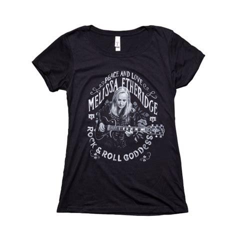 Rock & Roll Goddess Black Women's T-Shirt | Shop the Melissa Etheridge ...