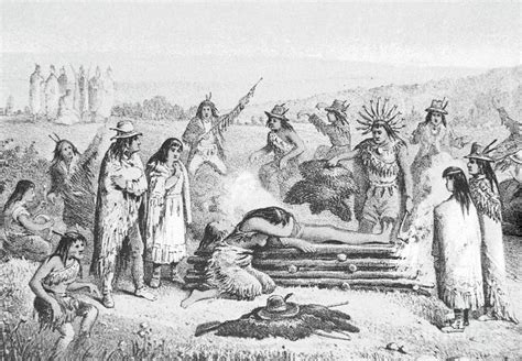 Illustration Of Early Native Americans by Bettmann