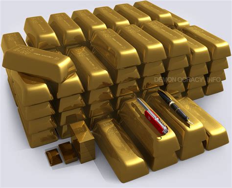 Gold - Visualized in Bullion Bars