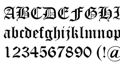 Old English Text MT Font Download Free / LegionFonts