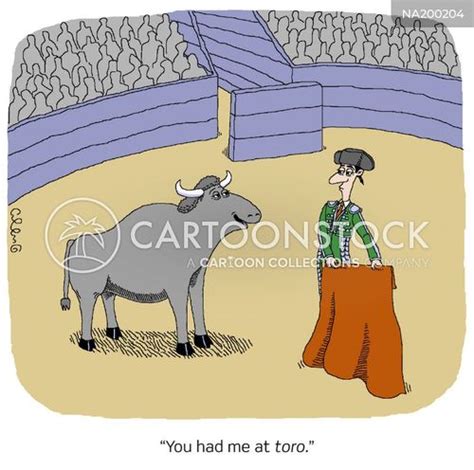 Bull Fight Cartoons and Comics - funny pictures from CartoonStock