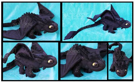 Toothless Custom Plush by Nazegoreng on DeviantArt