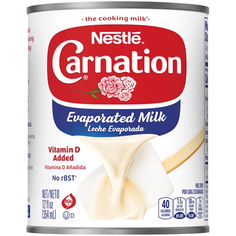 Carnation Evaporated Milk Sizes Of Cans