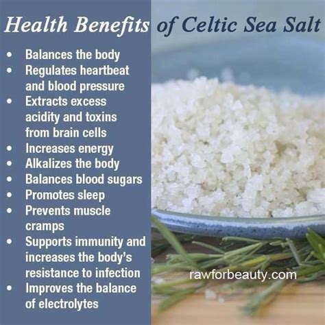 Benefits of Celtic sea salt… I used this in the bath last night and slept like a baby. | Celtic ...