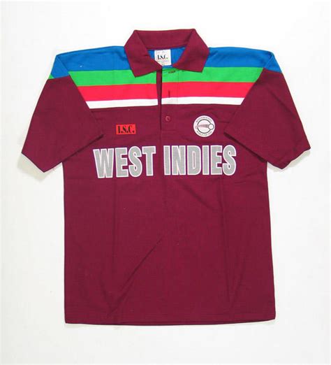 West Indies team shirt, 1992 Cricket World Cup - Australian Sports Museum