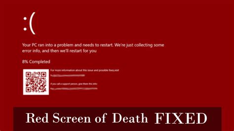 Red Screen of Death: 5 Fixes to Resolve Windows 10 RSOD Error