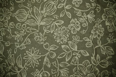 Floral Fabric Olive Free Stock Photo - Public Domain Pictures