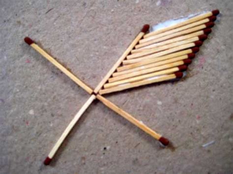 Matchstick Craft Ideas For Kids - How To Make Star From Matchsticks