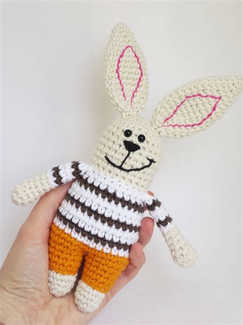 Bunny stuffed toy crochet pattern amigurumi pattern rabbit | Etsy