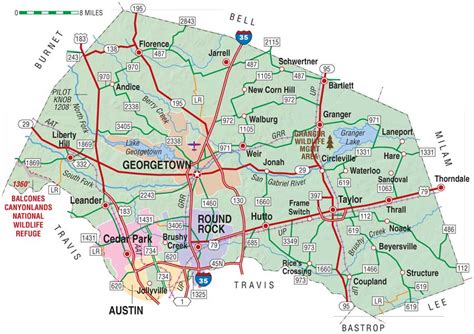 Map Of Williamson County Texas | Business Ideas 2013