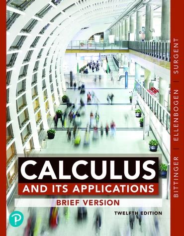 Calculus and Its Applications, Brief Version