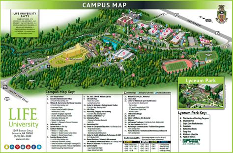 Campus Map - Life University. A World Leader in Holistic Health and Chiropractic Education