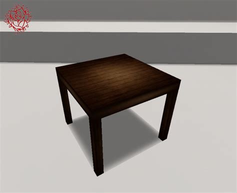 Second Life Marketplace - Wood Side Table