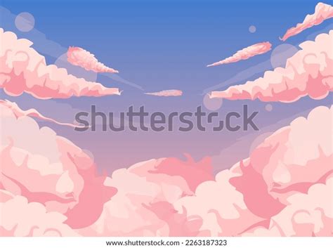 Sky Vector Illustration Cartoon Style Stock Vector (Royalty Free ...