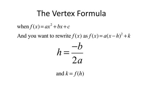 PPT - Vertex Form PowerPoint Presentation, free download - ID:6815421