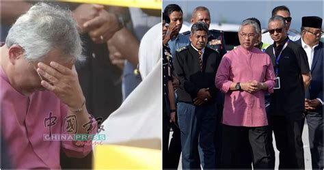 Agong Visits Elmina Plane Crash Site, Breaks Down When Speaking to ...