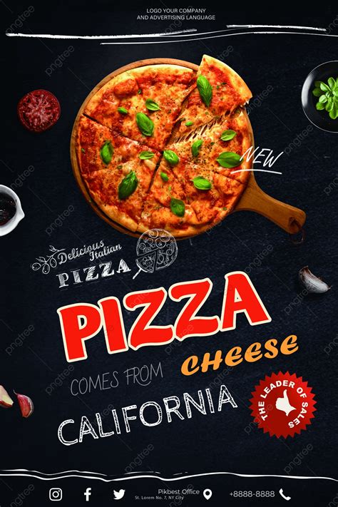 Gambar Pizza Poster Promosi Baru Templat untuk Unduh Gratis di Pngtree