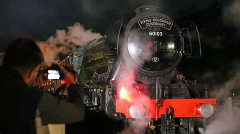 Two trains collide including world-famous Flying Scotsman as passengers ...