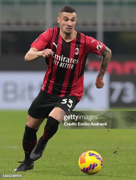 Rade Krunic of AC Milan in action during the Serie A match between AC ...