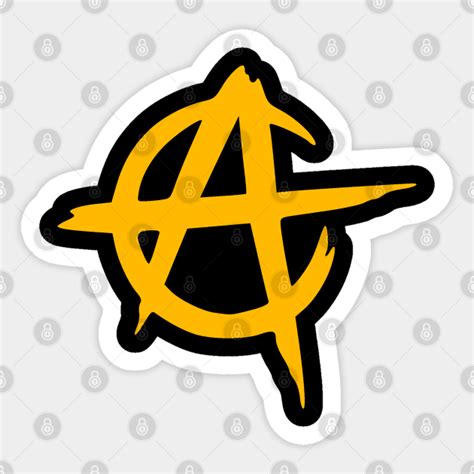 Anarcho capitalism - Anarchy Symbol - Sticker | TeePublic