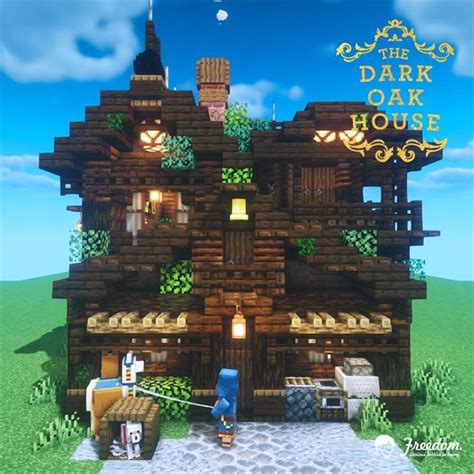 Oak House Minecraft