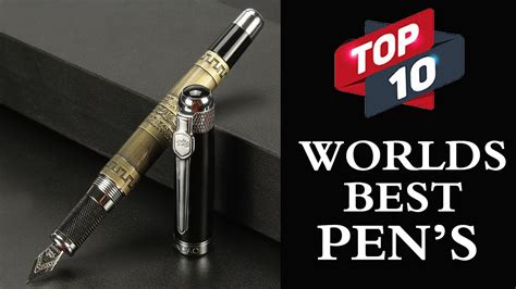 Top 10 Best Pen Brands in the World - YouTube