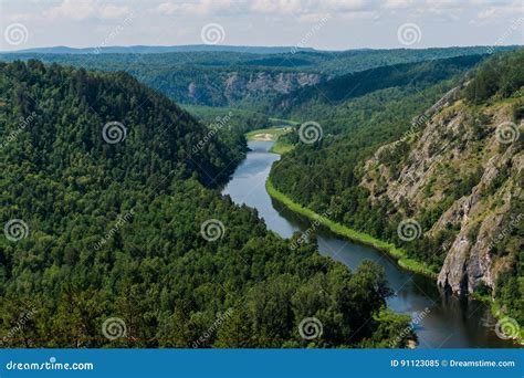 Panoramic View of Shulgan Tash Nature Reserve, Bashkortostan, Russia ...