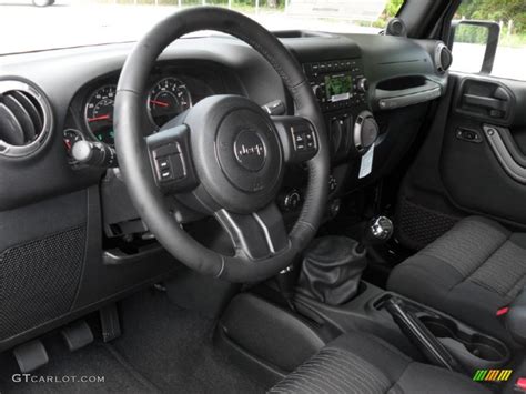 Black Interior 2012 Jeep Wrangler Sport S 4x4 Photo #54034817 | GTCarLot.com