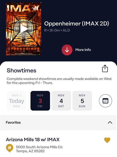 Only fullsize imax near me (AZ Mills) is playing Oppenheimer in 2D : r/imax