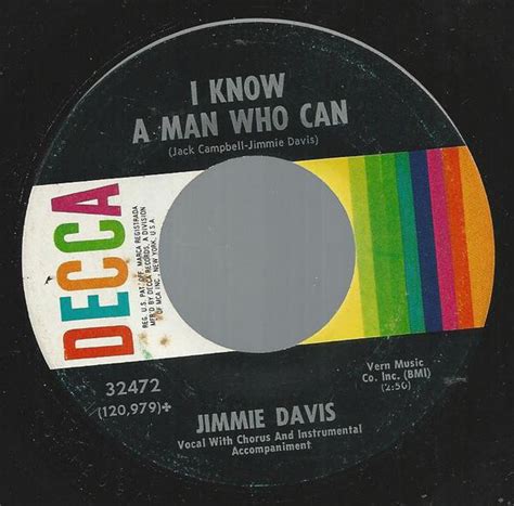 Jimmie Davis - I Know A Man Who Can (1969, Vinyl) | Discogs