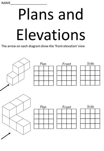 Plans And Elevations Corbettmaths