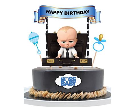 Boss Baby Cake Topper – Party Mania USA