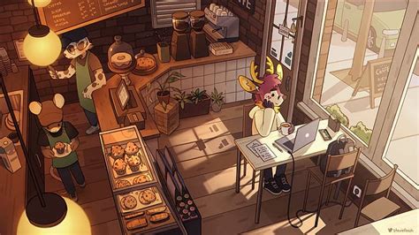 HD wallpaper: LoFi, digital, Anthro | Wallpaper Flare