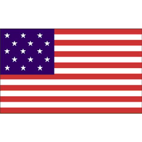 1795-1818 American Flag with Grommets 3ft x 5ft - Walmart.com - Walmart.com