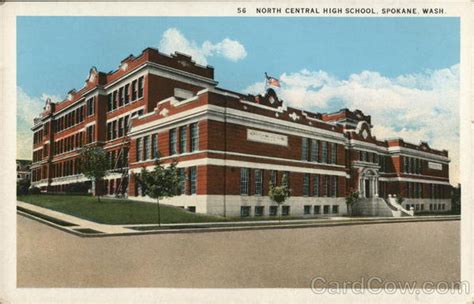 North Central High School Spokane, WA Postcard