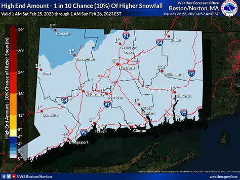 NWS: Up to 8 inches possible in CT for Monday snow storm