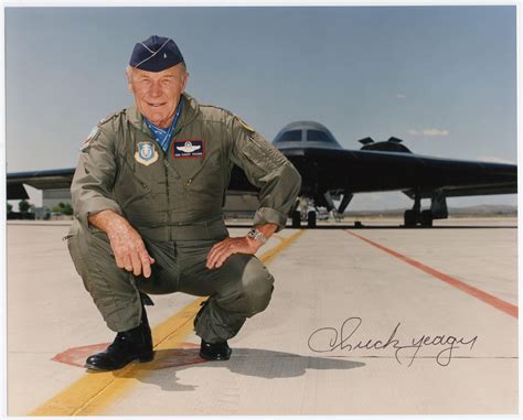 Lot - Chuck Yeager Signed Photo