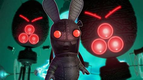 Raving Rabbids/Chicken Little theory:The Robotic Rabbids are related to the Alien Robots ...