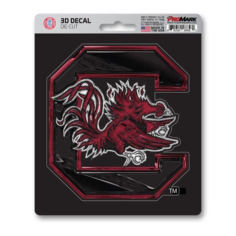 University of South Carolina Gamecocks - Vinyl 3D Sticker at Sticker Shoppe